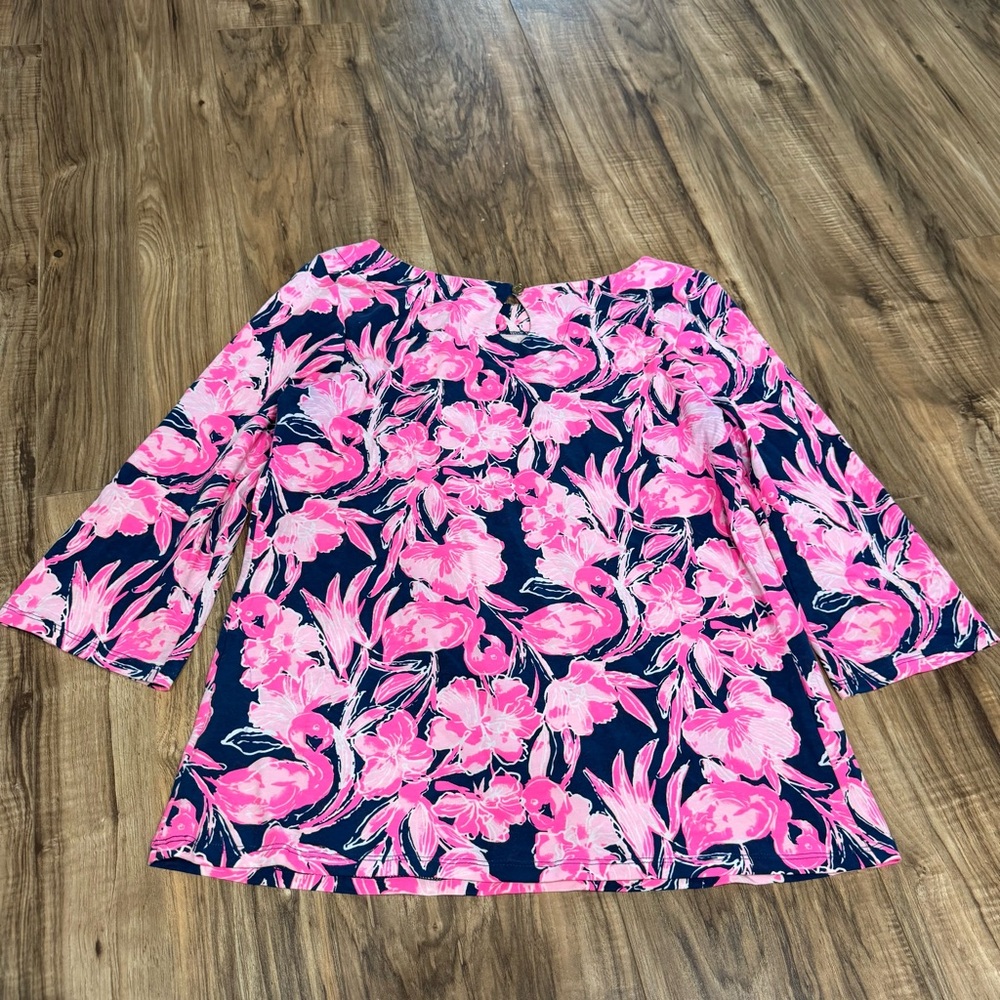 Lilly Pulitzer Waverly Top Size Medium - Picture 3 of 4